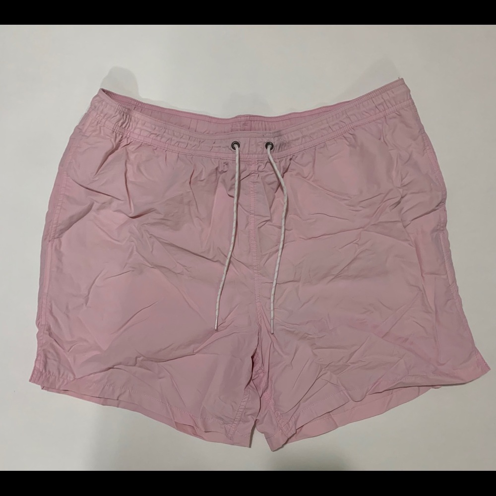 Pink swim trunks